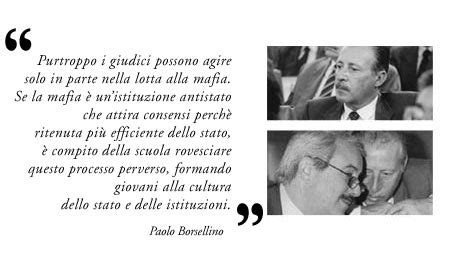 Paolo borsellino consegue la maturità classica e si iscrive alla facoltà di il noto magistrato voleva collaborare alle indagini sull'attentato di capaci, dove aveva da poco perso la vita giovanni falcone. E' compito della scuola - Lavoro di ricerca sul fenomeno ...