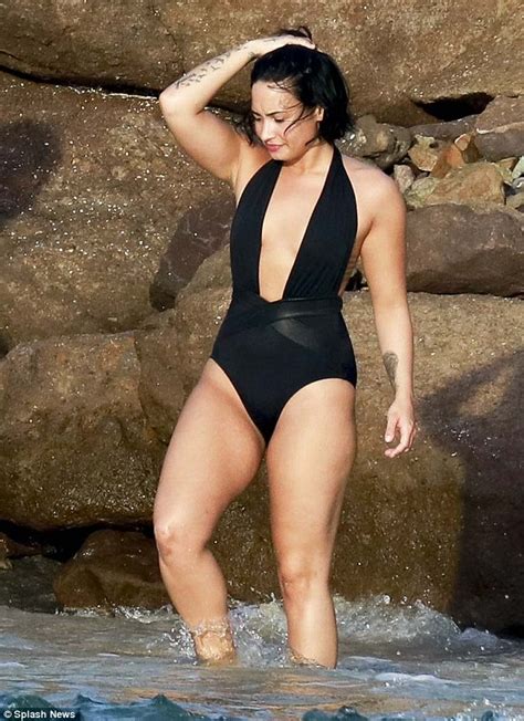 Julian 18 with boyfriend in bathroom. Demi Lovato whips off her black swimsuit to show boyfriend ...
