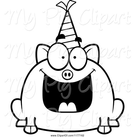 This dog is ready for a birthday celebration! Birthday Hat Drawing | Free download on ClipArtMag