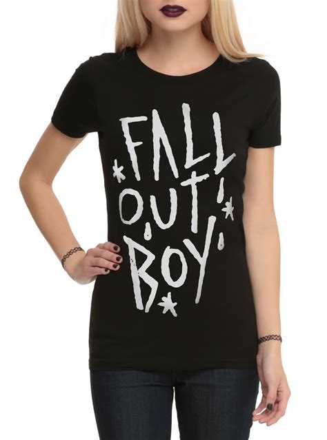 Vector + high quality images. Fall Out Boy Logo Girls T-Shirt | Girls tshirts, Clothes ...