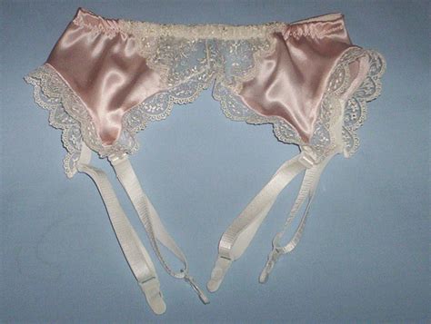 Check spelling or type a new query. Blush pink silk satin and lace garter belt