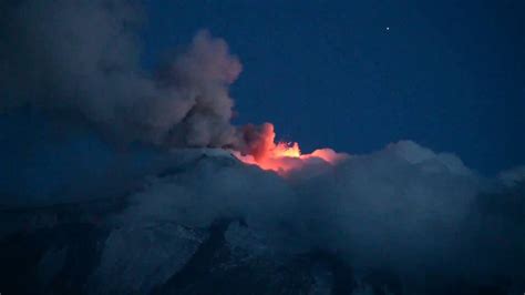 Arguably the scariest etna eruption i've ever seen. The Lava & the snow: Mount Etna New Eruption in the night ...