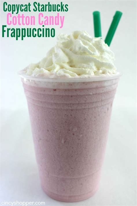 Starbucks double chocolate chip frappuccino: Copycat Starbucks Cotton Candy Frappuccino | Recipe ...