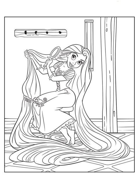 She is voiced by mandy moore and is the. Rapunzel Color Pages Practice 001 | Seni, Gambar, Anak