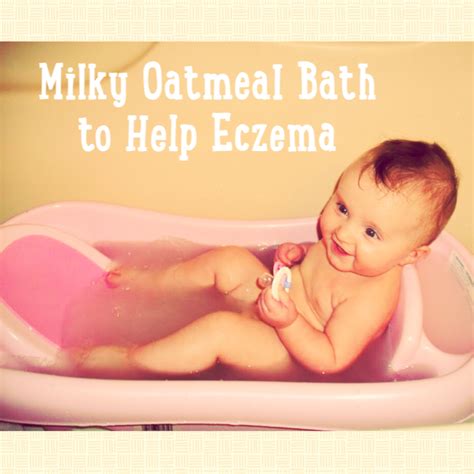 Diy oatmeal bath for eczema or sensitive skin. Milky Oatmeal Bath to Help Eczema · Mommy & Love | Oatmeal ...