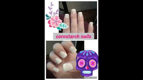 All you have to do is mix the cornstarch with a nail polish colour of your choosing on a small paper plate and then immediately apply it to your nails. Diy nails with Cornstarch, (fill over white tips) - YouTube