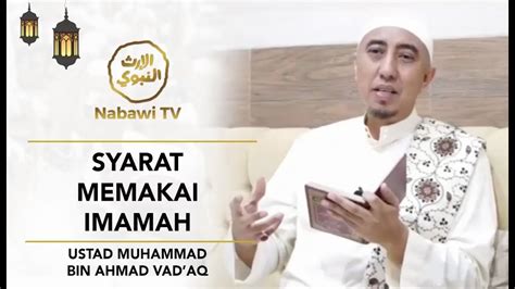 Stream tracks and playlists from ahmad saiful islam on your desktop or mobile device. Syarat Memakai Imamah Ustad Muhammad bin Ahmad Vadaq - YouTube