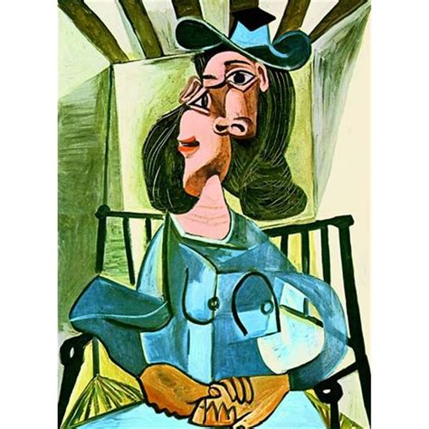 Maybe you would like to learn more about one of these? Picasso "Woman With A Hat Seated In An Armchair"
