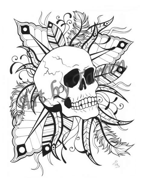 I would suggest this for any occasions, especially for those. Ed Hardy Coloring Pages | Skull coloring pages, Free ...