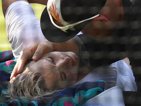 She is an olympic gold medalist. Wimbledon 2017: Bethanie Mattek-Sands injured on court