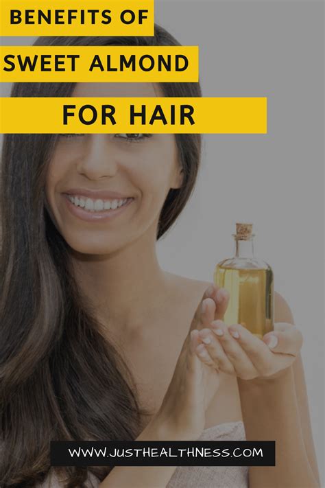 This is great for keeping your hair from falling out and gaining hair growth. Benefits Of Sweet Almond For Hair #Hair #Haircare # ...