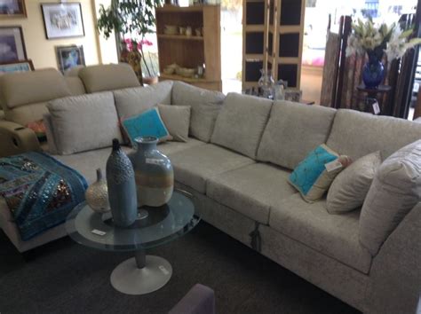 Sectional sofas are composed of multiple pieces that can be arranged to suit your living room not only are they versatile when it comes to placement but can also be a fraction of the price of living. Sectional Sofa with foldaway Bed - Beautiful grey fabric ...