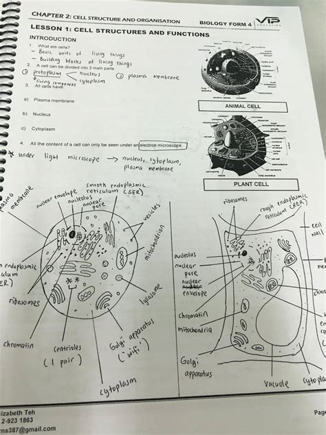 The application features form four biology topics. A+ Notes Biology Ms E.T. - Form 4 - BuukBook