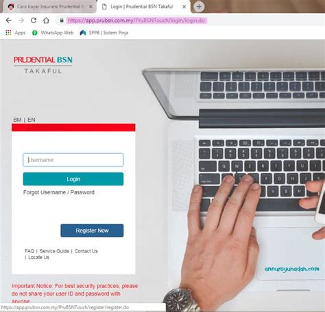 Karena dengan cara mudah itulah. Cara Bayar Insurans Prudential BSN Takaful Online | Bsn ...