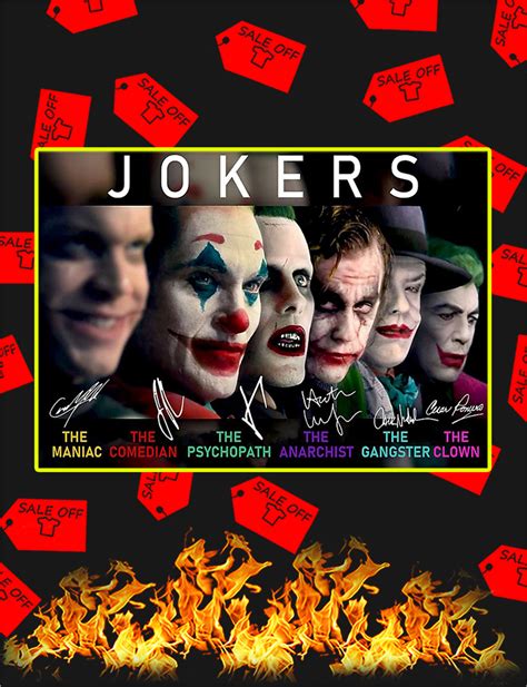 Shop with afterpay on eligible items. All Jokers Actors Signature Poster