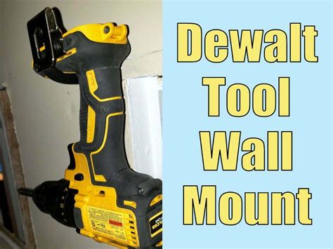 You may need consider between hundred or thousand products from many store. Download free STL file Wall Mount for Dewalt 20v Drills ...