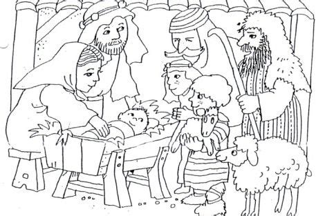 Bijbel kerstverhaal kleurplaten om in te kleuren. Kleurplaten Kerstverhaal Herders - Kids-n-fun | 31 ...