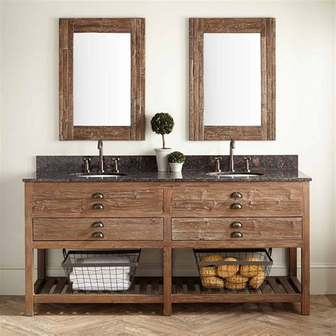 After waking up and getting ready in front of the same bathroom vanity for years, it's eventually time for a. Amazing Reclaimed Bathroom Vanity Decoration - Home Sweet ...
