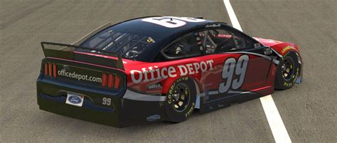 Edwards's move last year from his longtime home at roush fenway over to joe gibbs racing appears to have done the columbia, mo., native a world of good, particularly late in the year, as he won at darlington and produced four top 5s in the chase. Carl Edwards 99 Office Depot by Steven Holmes - Trading Paints