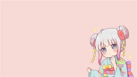 Kawaii wallpaper para pc anime. kanna kamui #kimono kobayashi-san chi no maid dragon # ...