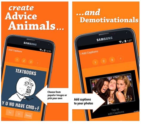 Online video meme maker to help you create shareable content. 11 Meme generator apps for Android | Android apps for me ...