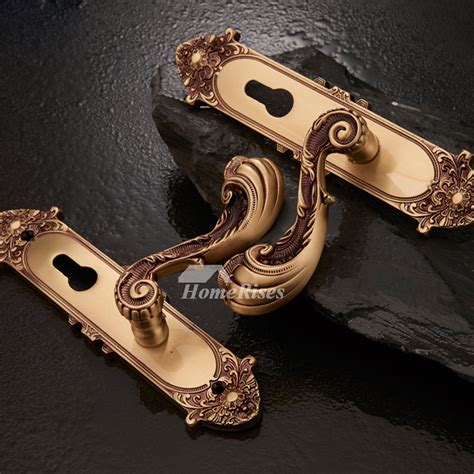 Get free shipping on qualified brass, bedroom/bathroom door lever handles or buy online pick up in store today in the hardware department. Antique High End Carved Polished Brass Bedroom Door Handle ...