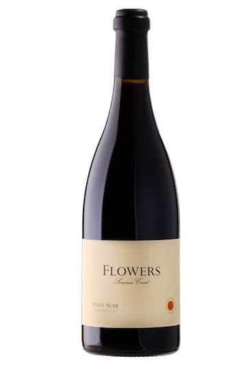 This fine spanish sparkling wine is made using the traditional method, in which the secondary fermentation producing a sparkling wine's bubbles occurs in the bottle. » Flowers 2017 Sonoma Coast Pinot Noir
