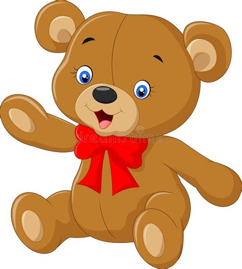 Voir plus d'idées sur le thème dessin ours en peluche, tricot et crochet, idées de crochet. Cartoon Teddy Bear Waving Hand Stock Vector - Illustration ...