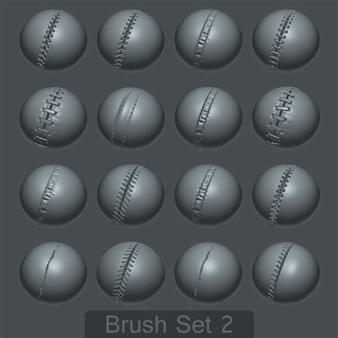 16 Custom Seam/Stitch brushes for zBrush | Zbrush, Zbrush tutorial ...
