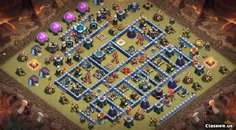 Please choose your best th9 farm, defense or war base! Town Hall 13 TH13 War/Trophy/CWL base #1001 [With Link ...