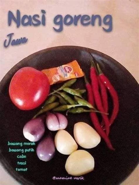 150 gram cabai merah besar. Bumbu Nasi Goreng Jawa | Resep masakan, Resep makanan ...