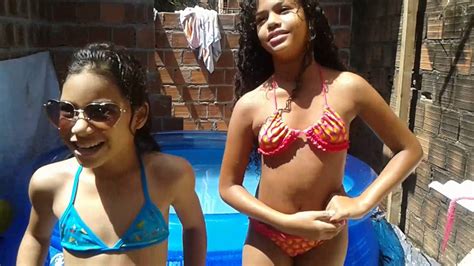 Challenge pool tags bff with sister and brother | hd. Desafio da piscina - ViDoe