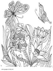 The coloring page is printable and can be used in the classroom or at home for kids or adult. 30 Butterfly Coloring Pages For Adults (NEW)