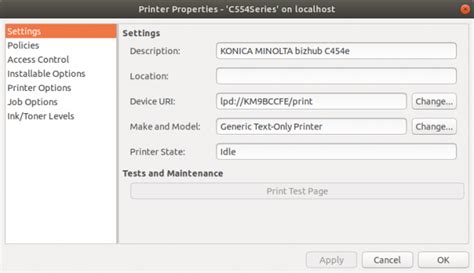 Herunterladen aktuelle konica minolta bizhub c224e treiber drucker. Netzwerkdruck Minolta C554 Ubuntu 18.04 - 0 Antworten