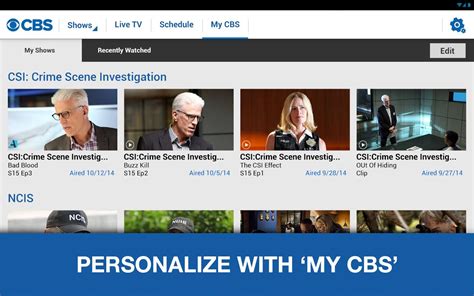 • stream the latest cbs episodes free. CBS - Android Apps on Google Play