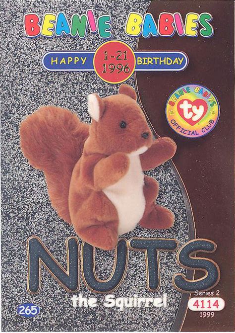 Dictionaries, phonebooks and lists are all arranged alphabetically. TY Beanie Babies BBOC Card - Series 2 Birthday (SILVER ...