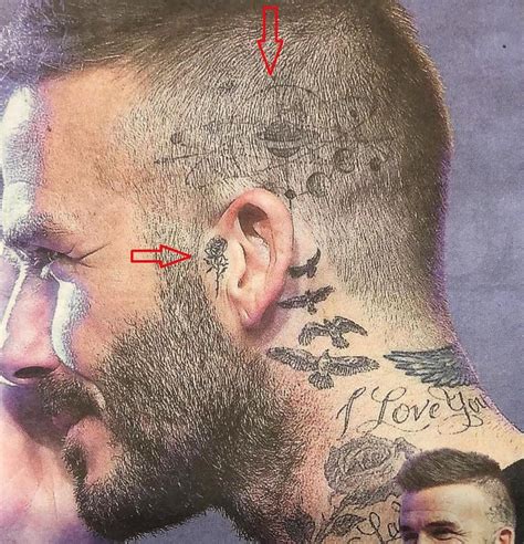 David beckham boasts over 40 tattoos, here were delve into the meaning behind the the most badass pieces of body art that goldenballs has inked onto his body. Yes - two new #Tattoos ... on the head and on ear👂🏼 # ...