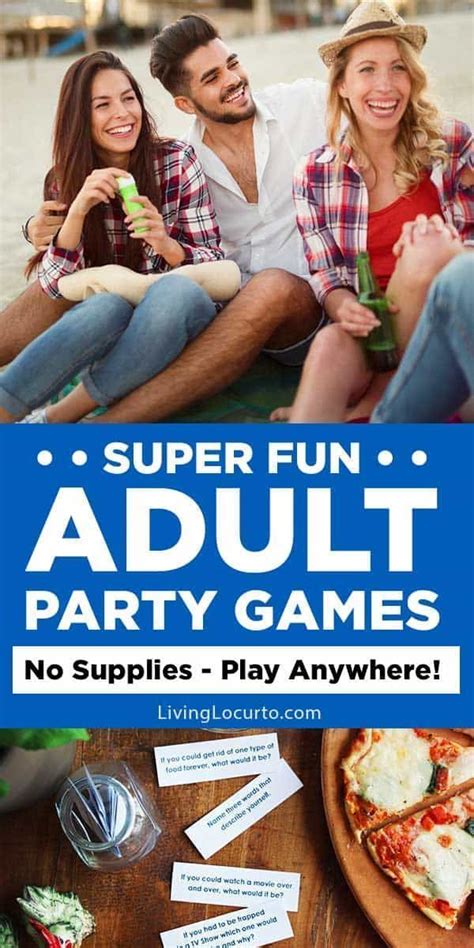 Dinner, drinks, and games makes for a complete party. Fun Adult Games to Play at a Party | Slumber party games ...