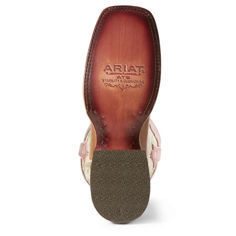 View as grid view list view. Ariat® Dark Tan/Cactus Print Fonda Boot | Dry Creek ...