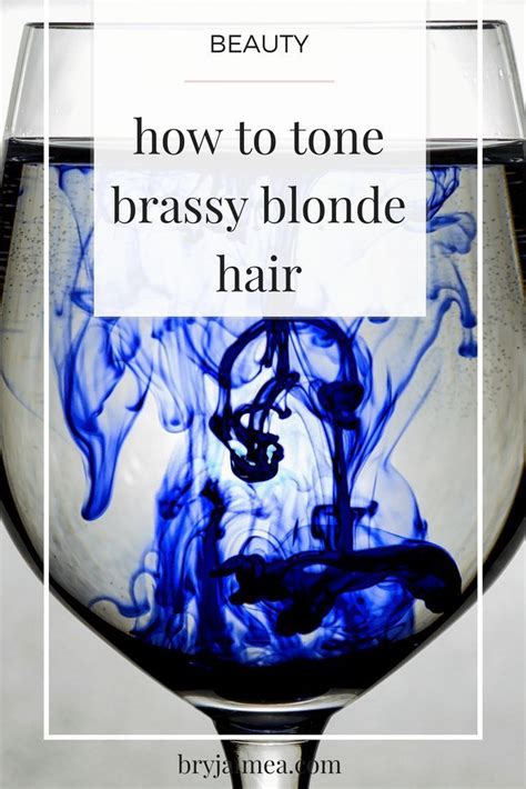 It's always a good idea not to use too high of a developer on your hair 40vol can be exceptionally damaging on the hair, especially hair that requires it to stay on for a longer amount of time. How to tone brassy hair at home • The Qosh | Brassy blonde ...