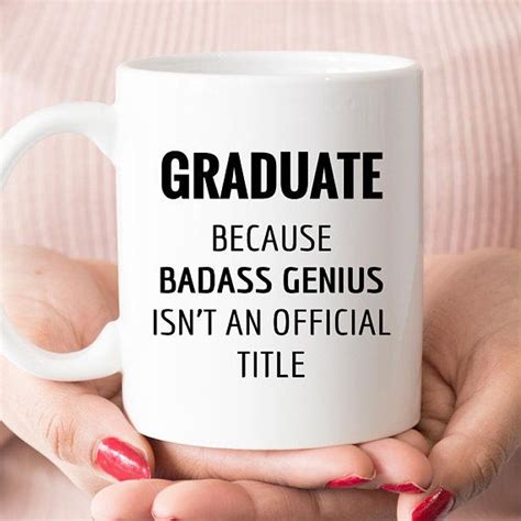 Raf graduation gifts for him. Funny Graduation Gift for Him, Graduate Genius Mug (M1138 ...