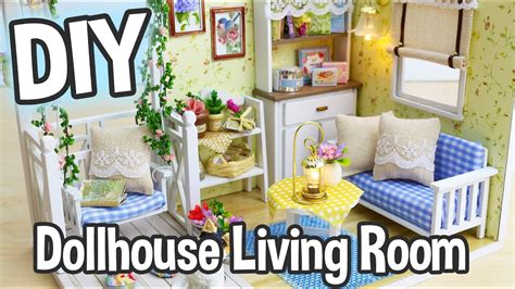 If you've ever wondered what it's like to work as an interior decorator, well, here's. DIY Miniature Dollhouse Kit Cute Living Room Roombox with ...