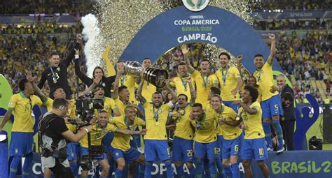 Conta oficial do torneio continental mais antigo do mundo. Brazil Defeat Peru To Win Copa America - Channels Television