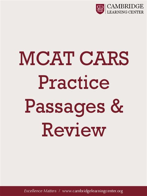 Anyone can score a 130+ on cars. MCAT+CARS+Practice+Passages+&+Review | Pitch (Music ...