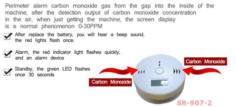 Different sensors set off different types. Carbon Monoxide Leak Detector