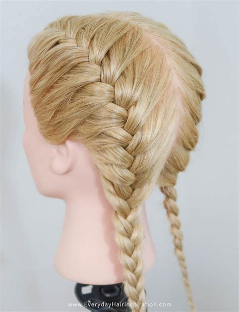 This is a great braid for beginners because once the french braid is understood, it is easy to make variations, she adds. French Braid For Beginners - Everyday Hair inspiration - FRENCH BRAIDS | French braid short hair ...