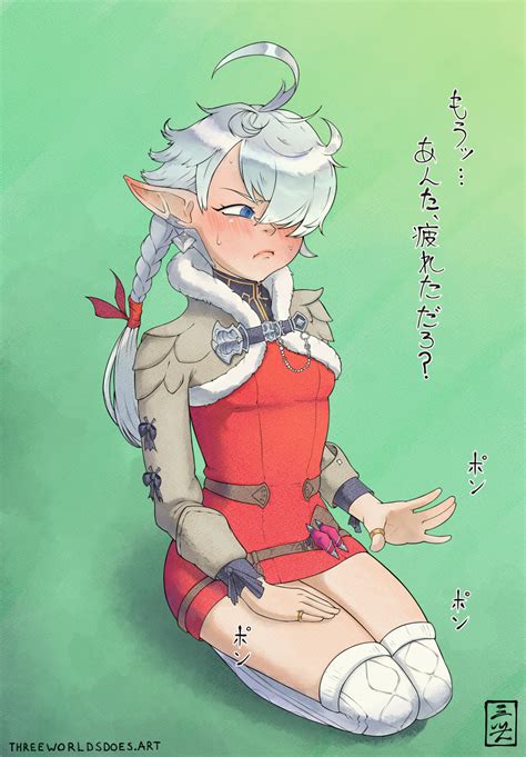 Alisaie's gut felt more frozen than the harshest ishgardian wilderness. For Maintenance Here S Alisaie Making Sure The Wol Is ...