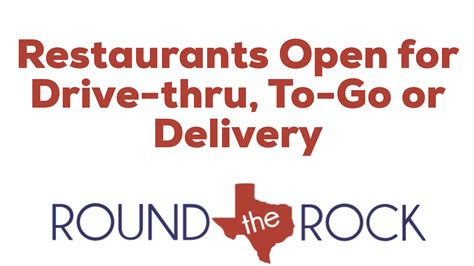 Thought i saw something recently about a new place in round rock that offers boba tea (various fruit drinks with tapioca balls. Round Rock Restaurants Open to To-Go, Curbside & Delivery ...