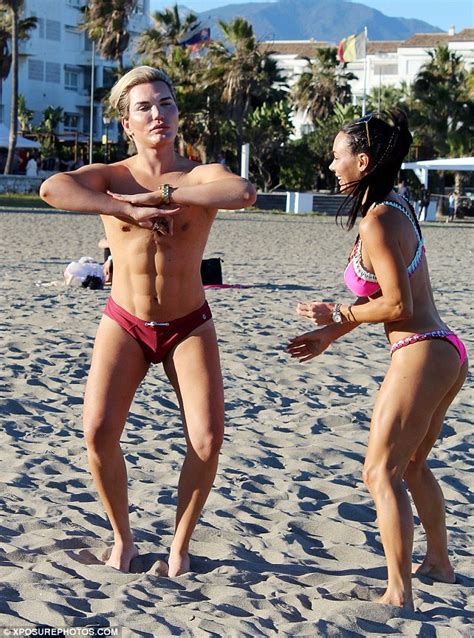 'for years i tried to live my life as a man. Human Ken Doll Rodrigo Alves flashes his £22k FAKE abs ...