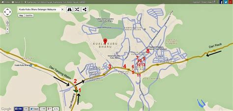 The name kuala selangor means estuary of selangor river. Rawang Selangor Map Google - Author on d